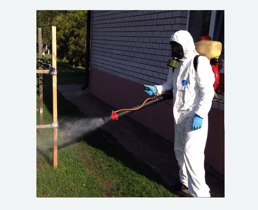 травля клещей на участке в Навашино